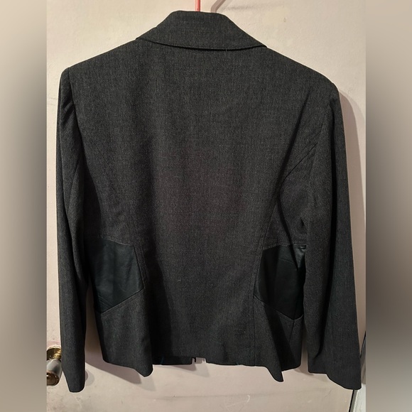 Dark grey zippered blazer - Picture 2 of 3